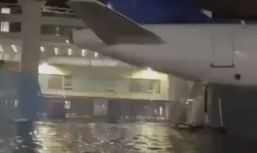 Almanya’da sel felaketi: Havalimanı sular altında!