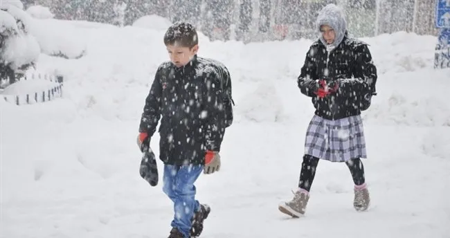 Ordu’nun 5 ilçesinde okullara kar tatili