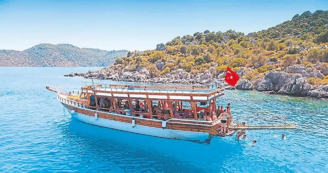 mavi turlara ilgi artiyor egeli