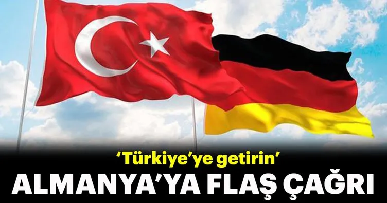 Türkiye’den Almanya’ya flaş çağrı!