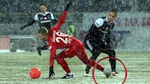 Boluspor-Beşiktaş maçında şaşırtan görüntü