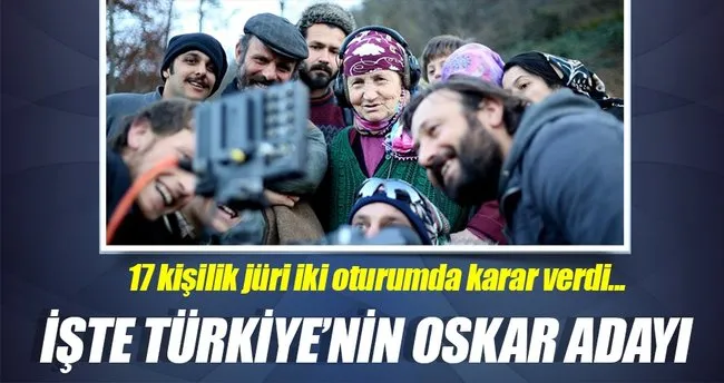 Oskar’ın Türkiye adayı seçildi