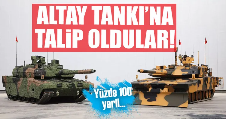 Altay tankının motoruna 5 talip