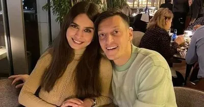 Gözde çift Mesut Özil ile Amine Gülşe birlikte form tutuyor! İki çocuk annesi Amine Gülşe fit haliyle övgüleri topladı...