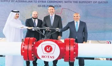Tarihi gün Suriye’ye ilk gaz akışı başladı