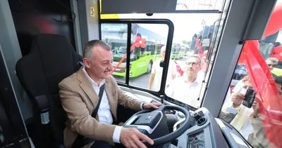 Kocaeli Büyükşehir Belediyesi 50 yeni otobüsü hizmete sundu #kocaeli