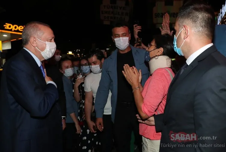 Başkan Recep Tayyip Erdoğan’a Üsküdar’da sevgi seli