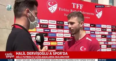 Son dakika: A Milli Takım’ın yıldızı Halil Dervişoğlu transfer hakkında A Spor’a konuştu!