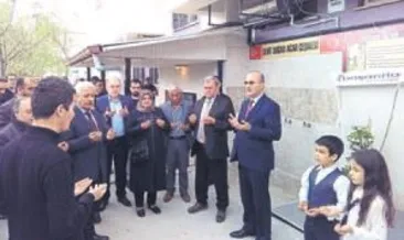 Şehidin adına okula çeşme