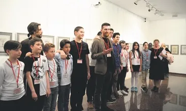 Çocuklardan büyük sergi