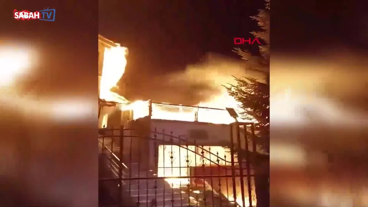 Ordu'da yayladaki 3 ev yandı Ordu'da yayladaki 3 ev yandı