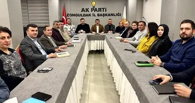 AK Parti Zonguldak Milletvekili Muammer Avcı partisinin il yönetim kurulu toplantısına katıldı