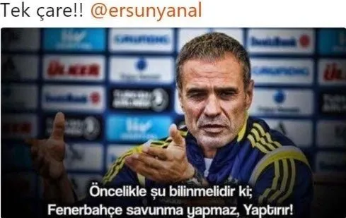 Fenerbahçe’de Ersun Yanal çılgınlığı!