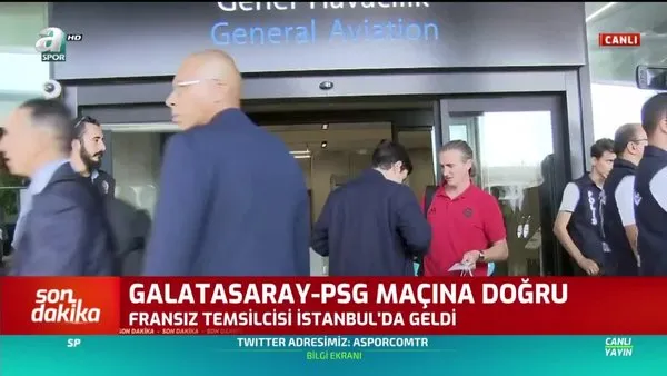 Fransız temsilci PSG İstanbul'a geldi!
