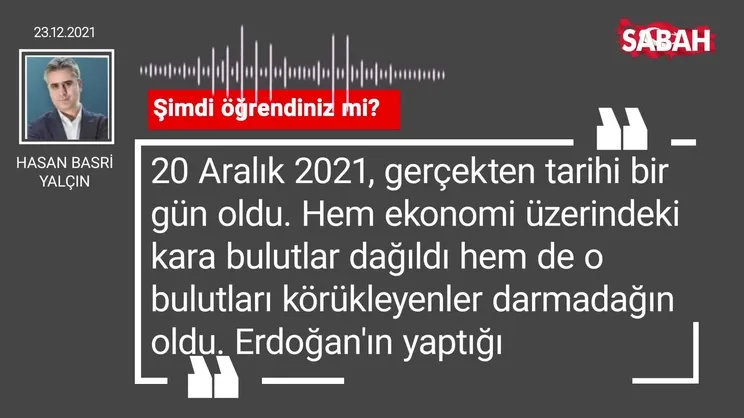Hasan Basri Yalçın | Şimdi öğrendiniz mi?