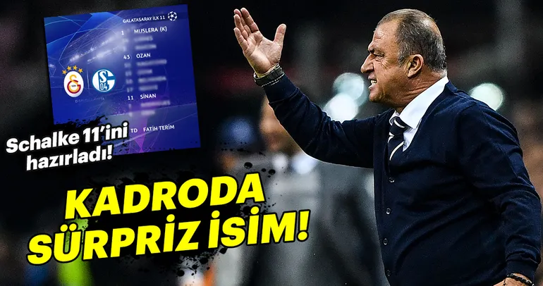 Schalke 04 - Galatasaray muhtemel 11’leri