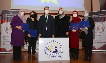 Zonguldak’ta e-Twinnig proje ödülleri törenle verildi