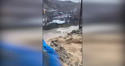 Şırnak Uludere’de sel | Video