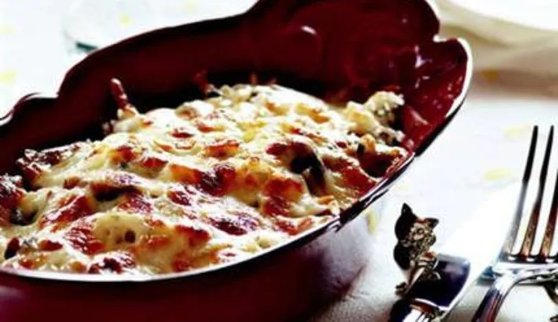 Kaşar Peyniri Mantolu, Mantarlı Dereotlu Pilav