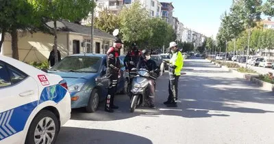 Kırşehir’de motosiklet denetimleri devam ediyor