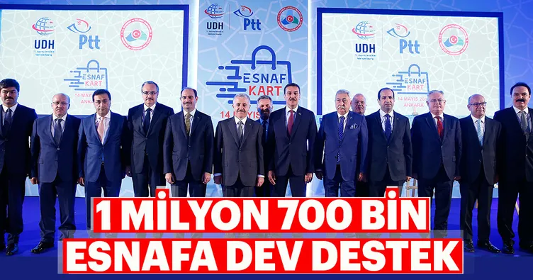 1 milyon 700 bin esnafa dev destek