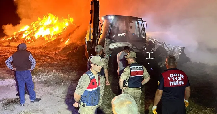 6 bin balya ot yangında kül oldu