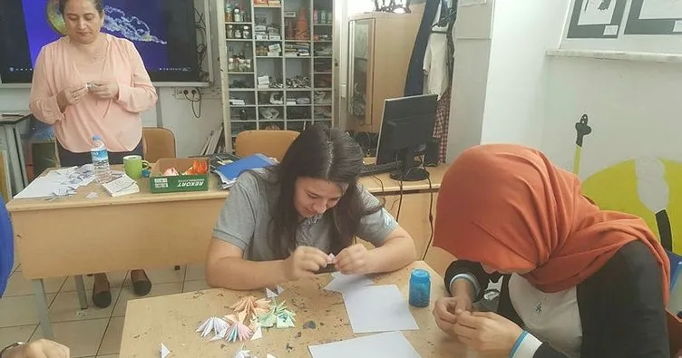 Antalya Kepez’den öğrencilere origami eğitimi