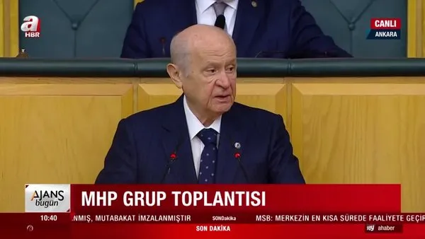 MHP Lideri Bahçeli'den MHP grup toplantısında flaş açıklamalar | Video