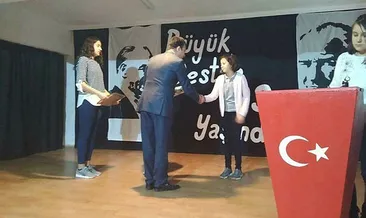 Dumlupınar’da öğrenciler ödüllendirildi