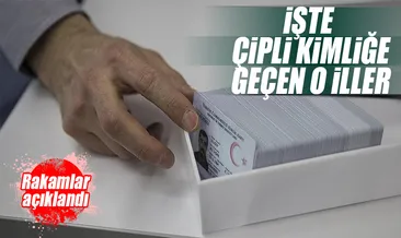 150 bin kişi yeni çipli kimliğini aldı