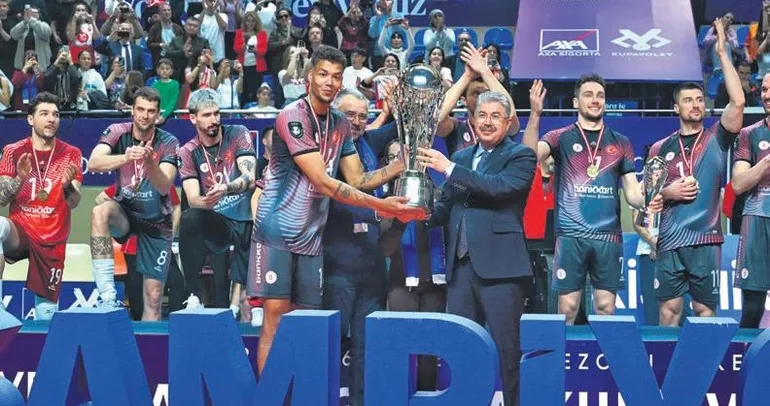 Kupa Voley’de şampiyon Ziraat Bankkart!