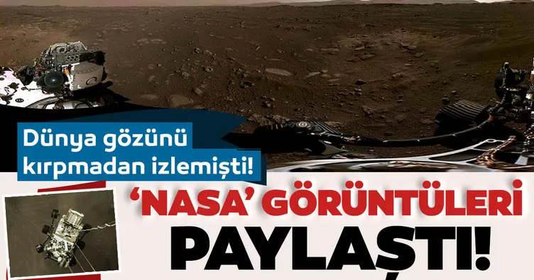 NASA, Mars’a iniş görüntülerini yayınladı