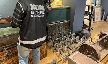 İstanbul’da tarihi eser operasyonu: Yüzlerce tarihi eser ele geçirildi
