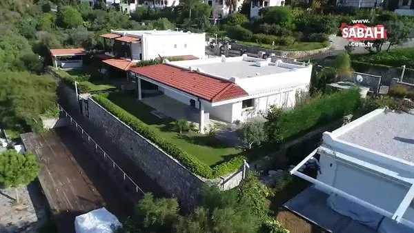 sozcu yazari yilmaz ozdil in bodrum daki milyonluk villasini sabah drone u goruntuledi video videosunu izle son dakika haberleri