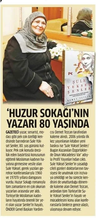 Yazar Şule Yüksel Şenler vefat etti! Şule Yüksel Şenler kimdir?