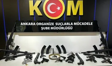 1 milyon değerinde silahlar ele geçirildi! Ankara’da 2 suç örgütü çökertildi #ankara