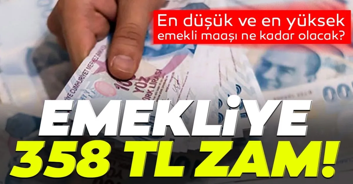 son dakika haber emekli maaslarina 358 tl zam geliyor ssk ve bag kur emekli 2021 ocak maas zammi ne kadar kac tl olacak son dakika haberler