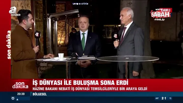 Hazine ve Maliye Bakanı Nureddin Nebati'den iş dünyası ile önemli buluşma | Video