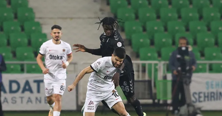 Trendyol 1. Lig: Sakaryaspor ile Gençlerbirliği yenişemedi!