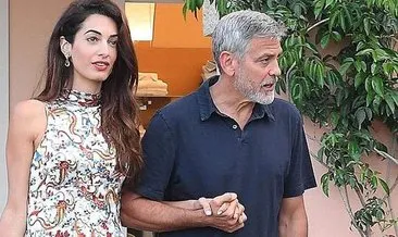 Clooney çiftinin İtalya kaçamağı