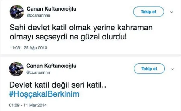 İşte CHP İstanbul İl Başkanı Canan Kaftancıoğlu’nun skandal tweetleri!