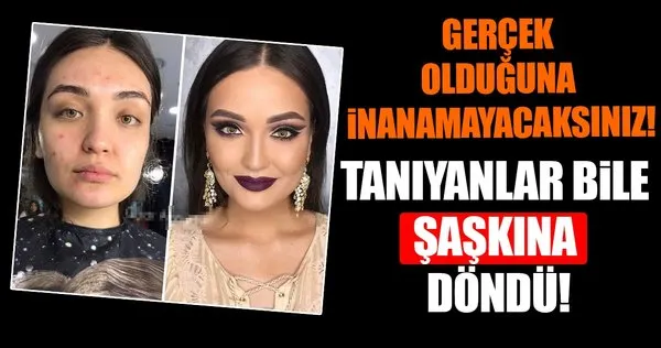 Makyajın gücüne inanamayacaksınız! Tanıyanlar bile...