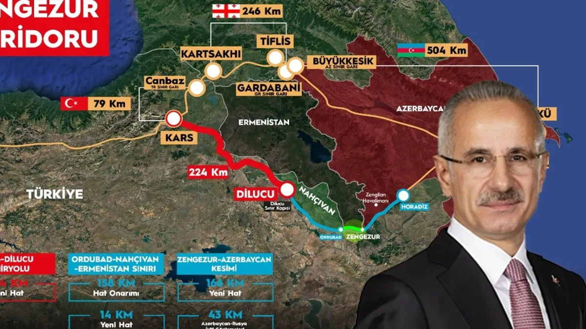 Zengezur Koridoru'nda tarihi gün: Türkiye'yi bölgesel işbirliğinin merkezine yerleştirecek Zengezur Koridoru'nda tarihi gün: Türkiye'yi bölgesel işbirliğinin merkezine yerleştirecek