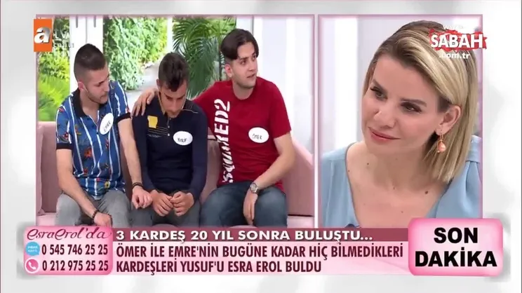 Türkiye onları bağrına bastı! 3 kardeş 20 yıl sonra Esra Erol’da buluştu! | Video