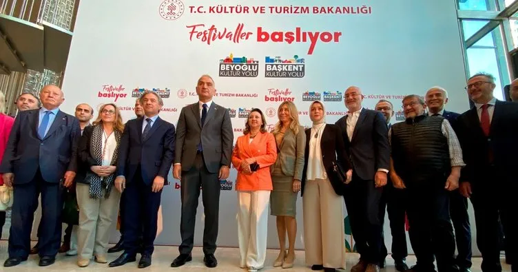 Beyoğlu ve Başkent Kültür Yolu Festivallerinin startı verildi