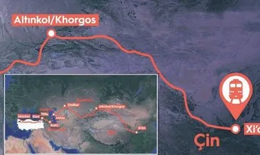 Çin ihracat treni yolculuğunu tamamladı