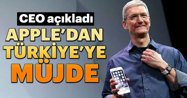 CEO Apple Tim Cook announced good news to Turkey ... ...