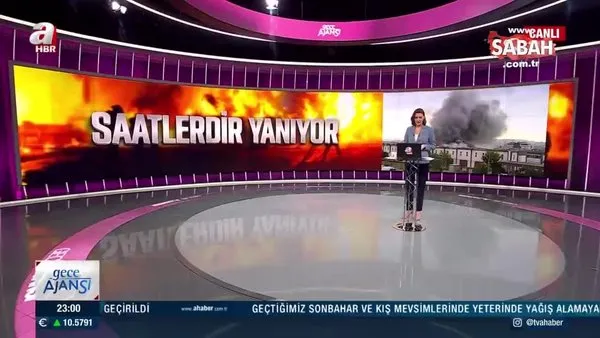 SON DAKİKA! Ankara'da kimyasal fabrikasında çıkan yangın söndürüldü | Video