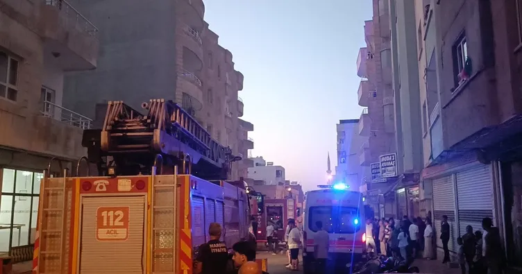 Mardin’de mutfak tüpü alev aldı! 2 yaralı