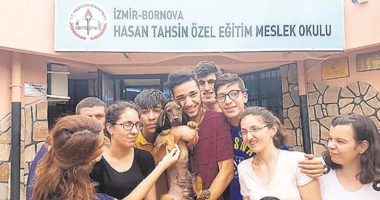 Kepçe ile hayvan sevgisini öğrendiler